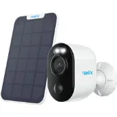 Reolink Argus B310 Outdoor Camera 3mp Spotlight Battery Inc Solar Panel Slimme Binnen- / Buitencamera Wit