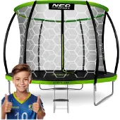 Neo-Sport Geprofileerde tuintrampoline 10ft/312cm met binnennet