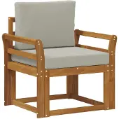 vidaXL Buitensofa Massief Acacia Hout en Polyester
