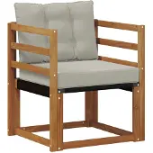 vidaXL Buitensofa Massief Acaciahout en Textilene