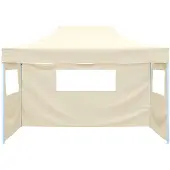 vidaXL Partytent Crème 291 x 431 x 315 cm Oxford Stof