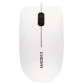 Cherry MC 1000 bedrade muis, infraroodsensor, USB, 3 knoppen, 1.200 dpi, wit/grijs