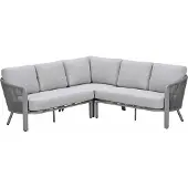 Garden Impressions Ryan loungeset hoek 3-delig - taupe