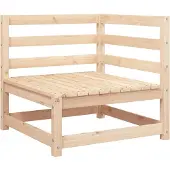 vidaXL Tuinhoekbank 70x70x67 cm massief grenenhout