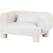 Beliani HOGBO - Tweezitsbank - Wit - Polyester