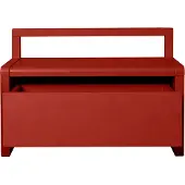Ferm Living Little architect opbergbank Poppy Red, 60x30x41,2 cm