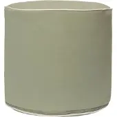 Ferm Living Billow zitpoef Tea green, Ø40x34 cm