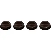 Ferm Living Nube Planter Voeten (Set van 4) Carob Brown