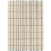 Ferm Living Sen Vloerkleed 140x200 Cm - Vloerkleden met motieven Wol Indigo - 1104272751