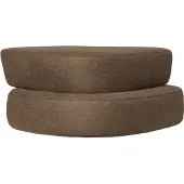 Ferm Living Plyo Ottoman Dark Brown