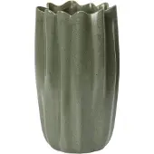 Ferm Living Nium Vaas 23 Cm - Vazen Steengoed Dark sage - 1104272493