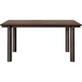 Ferm Living Atura eettafel Donker chocolade-donker gebeitst eiken, 90x160 cm