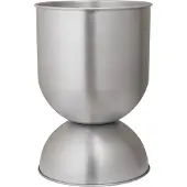 Ferm Living Hourglass bloempot medium Ø40 cm Aluminium