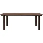 Ferm Living Atura eettafel Donker chocolade-donker gebeitst eiken, 90x200 cm