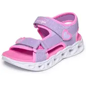 SKECHERS Sandalen 'HEART LIGHTS' lavendel / pink