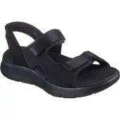 SKECHERS Go Walk Flex Sandal - Gemakkelijke Instap, vrijetijdsschoen, heren, zwart