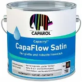 Caparol Capacryl Capaflow Satin | Zijdeglans Lakverf Binnen 1 LTR - Wit