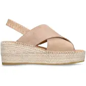 Manfield Taupe suède sleehakken | Maat 38