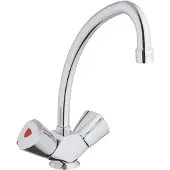 GROHE Keukenkraan Costa Trend 2-knops Chroom