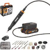 WORX WX739, Graveren, Polijsten, Schuren, Polijsten, Snijden, Reinigen, Variabele snelheid, 35.000 omwentelingen per minuut, 5.000 omwentelingen per minuut, 3,2 mm, 20 V