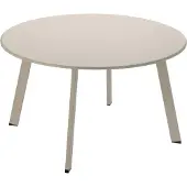 Ambiance Bijzettafel Ø70xh40cm mat beige beige Zink Tafel