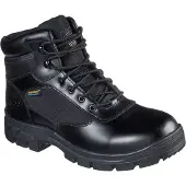 SKECHERS Veterboots 'WASCANA' zwart