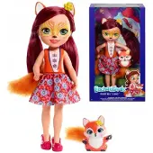 Enchantimals Tienerpop Felicity Fox Meisjes 20 Cm Rood 7-delig