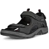 Ecco Sandalen 'Sandalette Herren 822044/12001 Rauleder in schwarz' zwart
