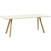 HAY Tafel CPH30 Water-Based Lacquered Oak Frame Off-White L200 x W90 x H74 cm