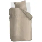 Vtwonen Mini Stripe dekbedovertrek - Eenpersoons - 140 x 220 cm - Naturel