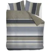 Beddinghouse Dekbedovertrek Jorren Blauw Grijs 200x200/220 cm