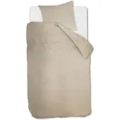 Beddinghouse Mist dekbedovertrek - Eenpersoons - 140 x 200/220 cm - Zand