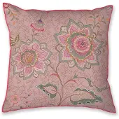 Pip studio Sierkussen Mumbai Morning Square Cushion Roze (53 x 53 cm)
