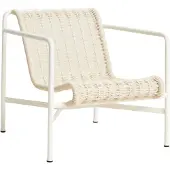 HAY Palissade Cord Low loungestoel Cream white