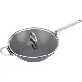 Joseph Joseph Wokpan Space With Lid Midnight Blue 32cm