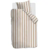Vt wonen Dekbedovertrek vtwonen Fun Stripe Naturel Katoen-140 x 200 / 220 cm | 1-Persoons