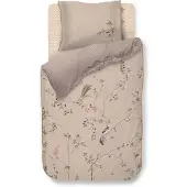 Pip studio Dekbedovertrek Bamboo Blossom Khaki Percal-140 x 200 / 220 cm | 1-Persoons