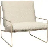 Ferm Living Tuinstoel Desert 1-Seater Pure Bouclé Cashmere / Off-White