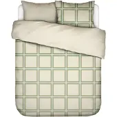 Essenza Dekbedovertrek Luca Basil Green Satijn-200 x 200 / 220 cm | 2-Persoons