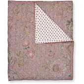 Pip studio Sprei Mumbai Morning Quilt Roze Percal-150 x 200 cm