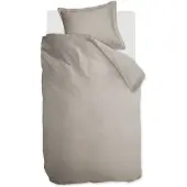 Ambiante Dekbedovertrek Satin Uni Zand Katoensatijn-140 x 200 / 220 cm | 1-Persoons