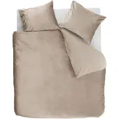 Ambiante Dekbedovertrek Velvety Sand Velvet-240 x 200 / 220 cm | Lits-Jumeaux