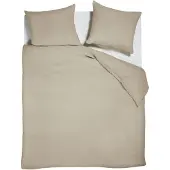 Beddinghouse Dekbedovertrek Mist Zand Katoen-240 x 200 / 220 cm | Lits-Jumeaux
