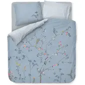 Pip studio Dekbedovertrek Bamboo Blossom Licht Blauw Percal-200 x 200 / 220 cm | 2-Persoons