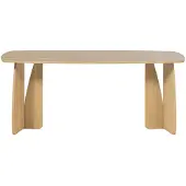 Woood Oakline Curve Eettafel B 200 cm - Natural
