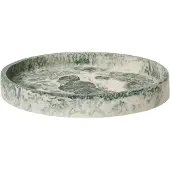 Ferm Living Mist decoratieplateau Ø20 cm Emerald-off-white