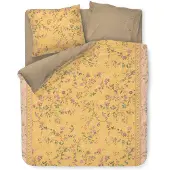 Pip studio Dekbedovertrek Bodhi Flower Geel Percal-240 x 200 / 220 cm | Lits-Jumeaux