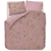 Pip studio Dekbedovertrek Mumbai Morning Roze Percal-240 x 200 / 220 cm | Lits-Jumeaux