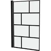 Aurlane Badwand Bricks Mat Zwarte Frame 125x75cm