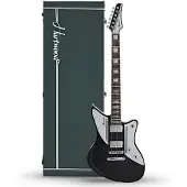 Hartwood Charger Electric Guitar & Hard Case Jet Black